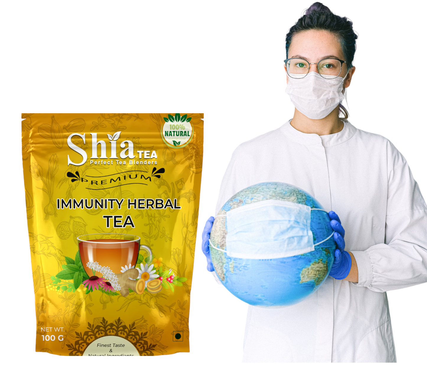 Immunity booster Herbal Infusion I 100 Gm I Pouch