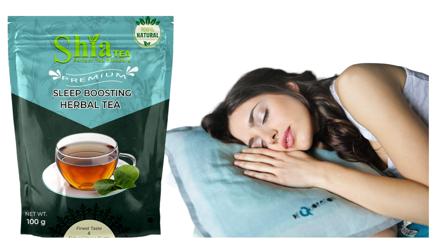 Shia Tea Sleep boosting Herbal tea | Genuine Herbal Tea| 100 grams (sleep boosting herbal tea)…