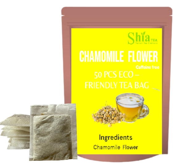 Chamomile herbal Tea I Eco friendly 50 pcs tea bag I caffeine free herbal