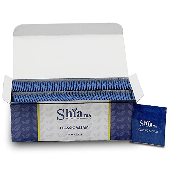 Classic Assam Tea, 100 Tea Bags I Staple free Tea bag I Envelope tea bag 100 Pcs