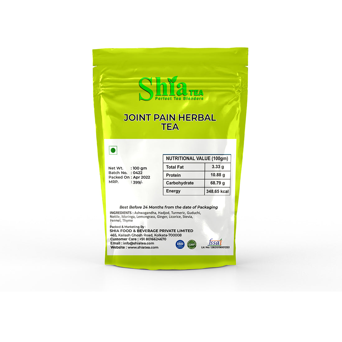 Herbal tea for arthritis joint pain