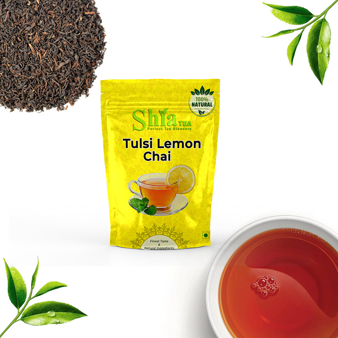 Tulsi Lemon Chai I 100 GM I Pouch