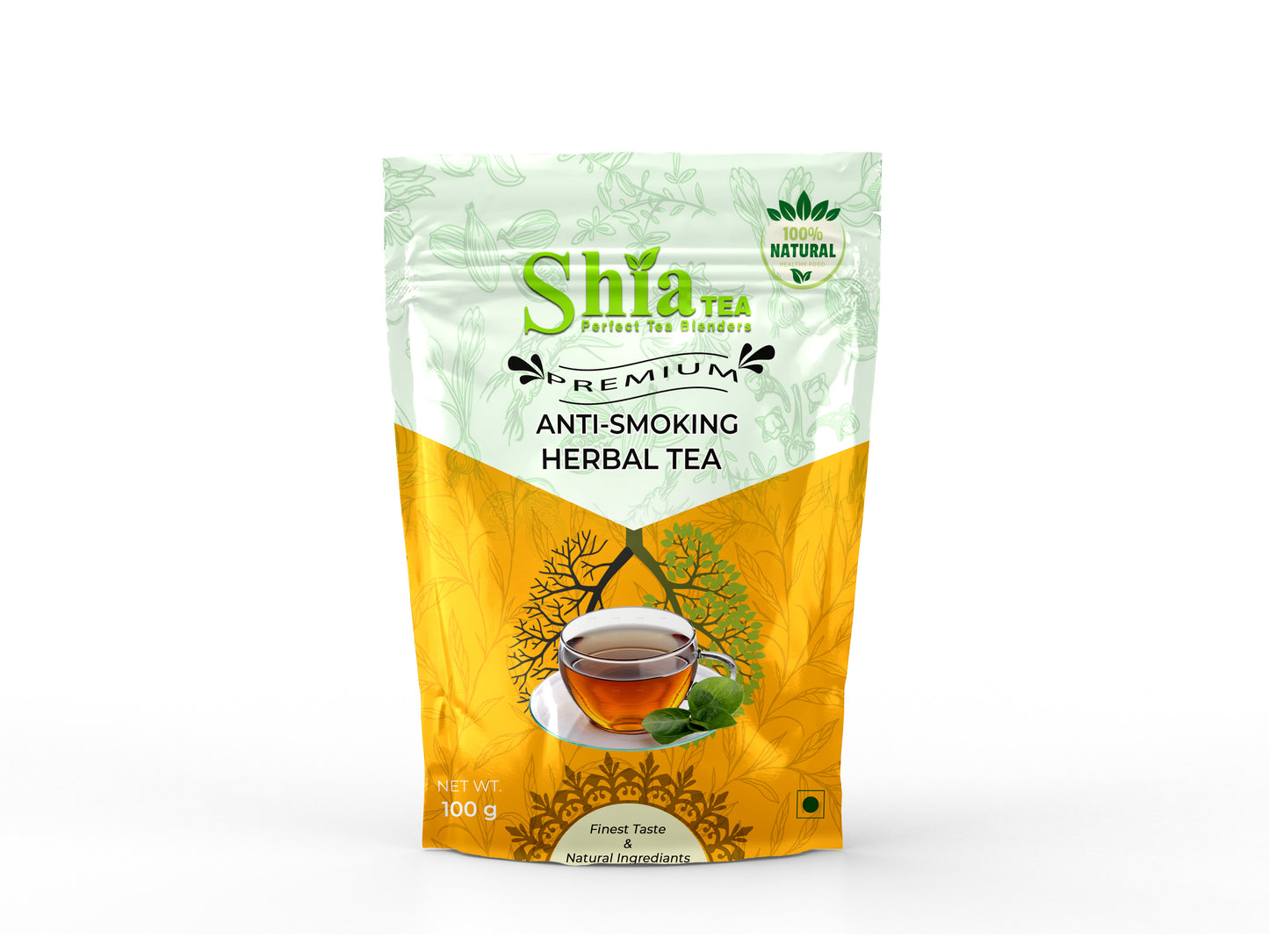 Shia Tea Anti-Smoking Herbal Tea| Genuine Natural Herbal Tea | detox tea || 100 grams…