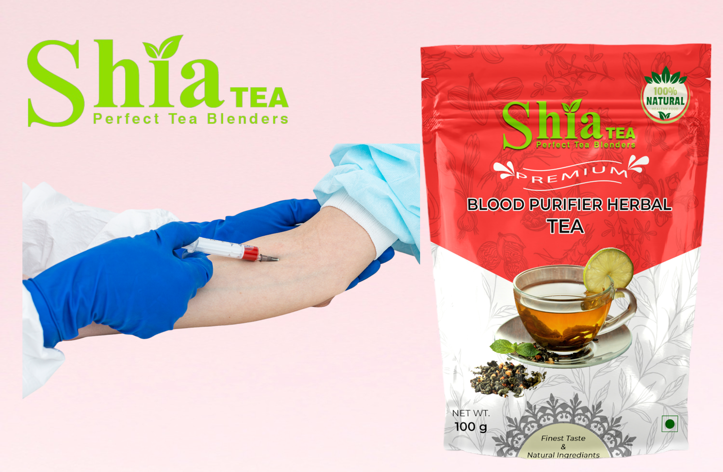 Shia Blood Purifier Herbal Tea | Fresh Herbal Tea I 100 gm – shiatea