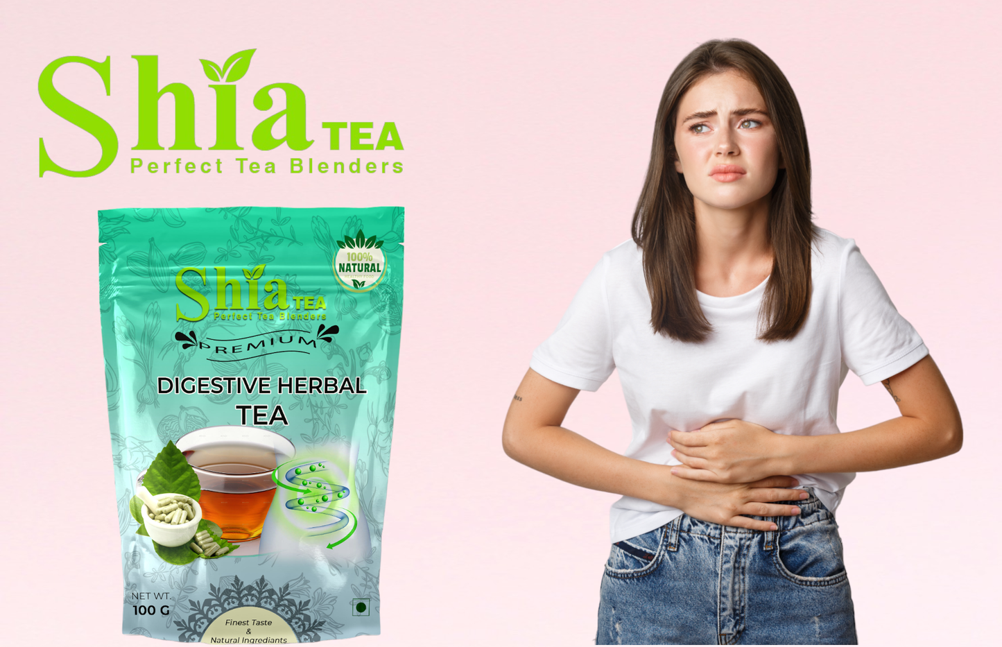 Digestive Herbal Tea I 100 Gm I Pouch
