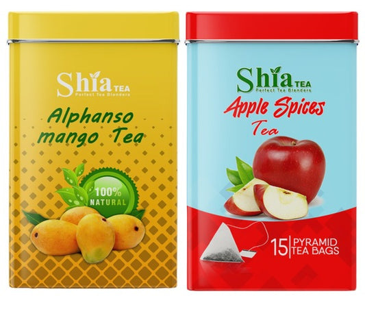 Alphonso Mango & Apple spiced tea bag Combo.