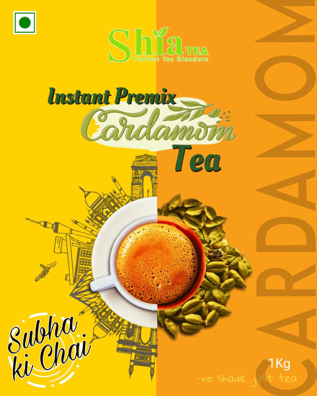 Cardamom Tea Premix 1 Kg Pack