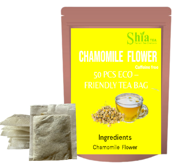 Chamomile  herbal Tea I Eco friendly 50 pcs tea bag I caffeine free herbal