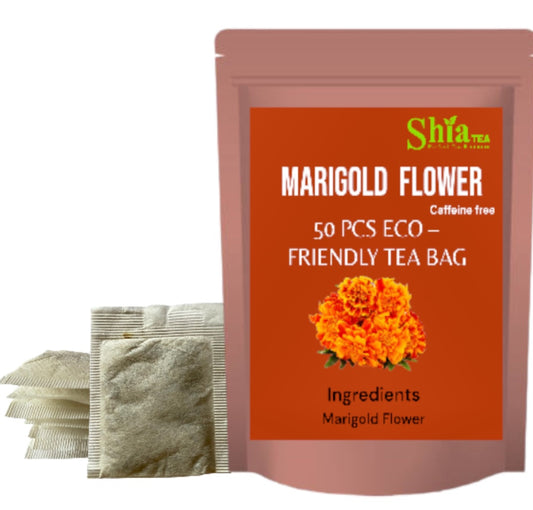 Marigold herbal Tea I Eco friendly 50 pcs tea bag I caffeine free herbal